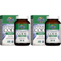 MULTIVITAMÍNICO GARDEN OF LIFE VITAMIN CODE FAMILY 120 CÁPSULAS | PACK 2
