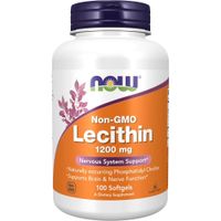 LECITINA NOW FOODS 1200 MG 100 CÁPSULAS BLANDAS