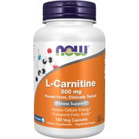 L-CARNITINA NOW FOODS 500 MG 180 CÁPSULAS