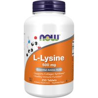 L-LISINA NOW FOODS 500 MG 250 TABLETAS