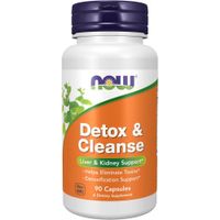 DETOX & CLEANSE NOW FOODS 90 CÁPSULAS