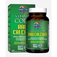 CALCIO GARDEN OF LIFE VITAMIN CODE RAW CON MAGNESIO + D3 + K2 120 CÁPSULAS