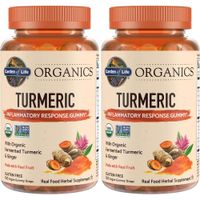 CÚRCUMA GARDEN OF LIFE ORGANICS CURCUMINA 50 MG 120 GOMITAS | PACK 2