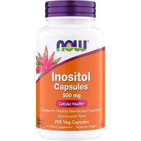 INOSITOL NOW FOODS 500 MG 200 CÁPSULAS