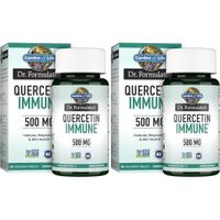 QUERCETINA GARDEN OF LIFE DR. FORMULATED IMMUNE + VITAMINA C + D3 30 TABLETAS | PACK 2