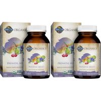 MULTIVITAMÍNICO GARDEN OF LIFE ORGANICS PRENATAL MULTI 180 TABLETAS | PACK 2