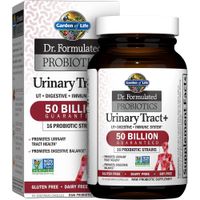 PROBIÓTICO GARDEN OF LIFE URINARY TRACT+ 50 BILLONES 16 CEPAS 60 CÁPSULAS