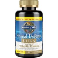 PROBIÓTICO GARDEN OF LIFE PRIMAL DEFENSE ULTRA 15 BILLONES 13 CEPAS 216 CÁPSULAS