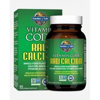 CALCIO GARDEN OF LIFE VITAMIN CODE RAW CON MAGNESIO + D3 + K2 60 CÁPSULAS