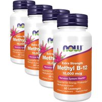 METIL B12 NOW FOODS 10000 MCG 60 PASTILLAS | PACK 4