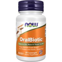 ORALBIOTIC NOW FOODS 60 PASTILLAS