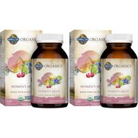 MULTIVITAMÍNICO GARDEN OF LIFE ORGANICS WOMEN'S MULTI 120 TABLETAS | PACK 2