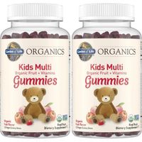 MULTIVITAMÍNICO GARDEN OF LIFE ORGANICS KIDS MULTI FRUTAS 120 GOMITAS | PACK 2