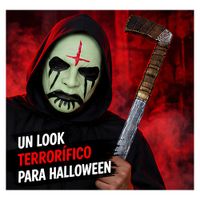 Pack Halloween Máscara Terror Purga Zombie con Accesorio para Disfraz Halloween Cosplay Fiesta