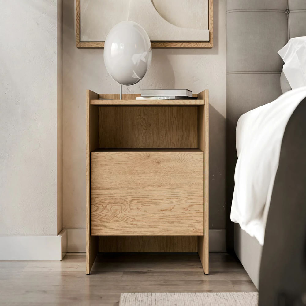 Mesa de Noche Moderno Kevin Panela R&R Muebles