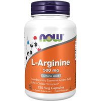 L-ARGININA NOW FOODS 500 MG 250 CÁPSULAS