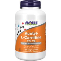 ACETIL L-CARNITINA NOW FOODS 500 MG 200 CÁPSULAS