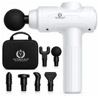 Pistola De Masaje Victoria Han Recargable 6 Cabezales Usb-c