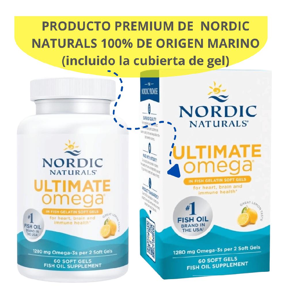 OMEGA 3 NORDIC NATURALS 1280 MG 60 CAP