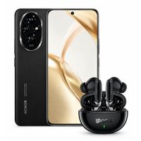 Celular Honor 200 256GB 12GB Negro y Audifonos Inalambricos 1HORA AUT205 Negros