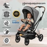 Coche Maleta de Lujo KINDY Kidilo Gray
