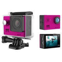 Cámara Deportiva de acción 4k 16 Mp Wifi Acuático Deportes Videos Color ROSADO MOD SQ-Y03