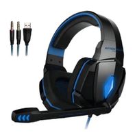 Audífonos Diadema Gamer kotion G2000 azul