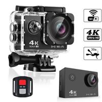 Cámara Deportiva de acción 4k 16 Mp Wifi Acuático Deportes Videos Color NEGRO MOD SQ-Y03