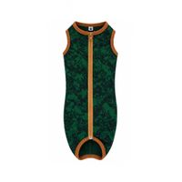 Faja Post Operatoria De Algodón Para Mascotas Perros Y Gatos Macho Verde Talla 4