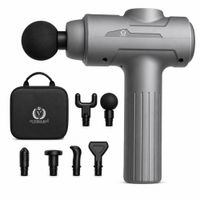 Pistola De Masaje Muscular Recargable 55w 6 Cabezas