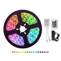 CINTA LED RGB 5 METROS CON CONTROL REMOTO Y EFECTOS DE ILUMINACIÓN