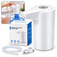 Dispensador Eléctrico de Agua Recargable USB YP-02 para Bidón con Botón One Touch
