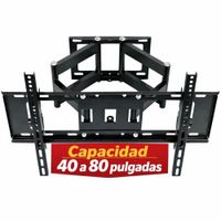 RACK SOPORTE PARA TELEVISOR DE 40 A 80 PULGADAS CON DOBLE BRAZO ARTICULADO