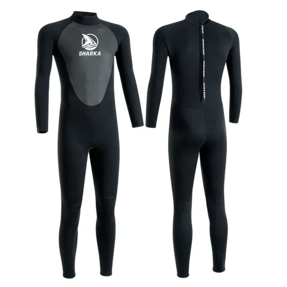 Wetsuit Traje de Neopreno 3 mm para Surf 3 Natación Aguas Abiertas Sharka