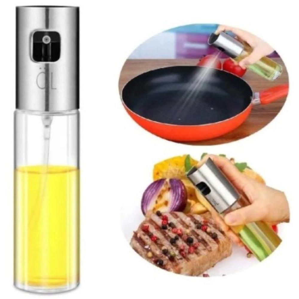 Aceitero en Spray Pulverizador Envase de Vidrio.
