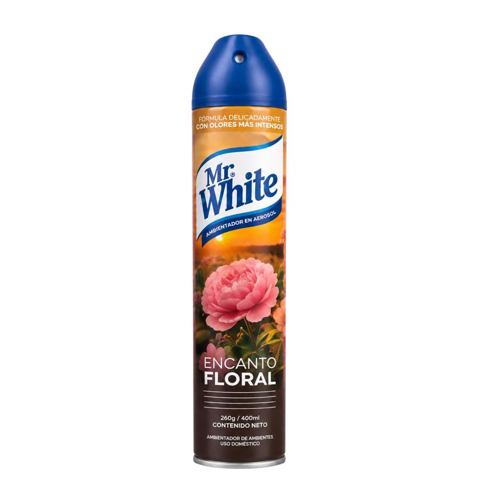 Ambientador En Aerosol Fragancia Encanto Floral - MR. WHITE