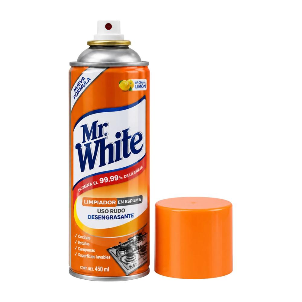 Limpiador Desengrasante En Espuma - MR. WHITE