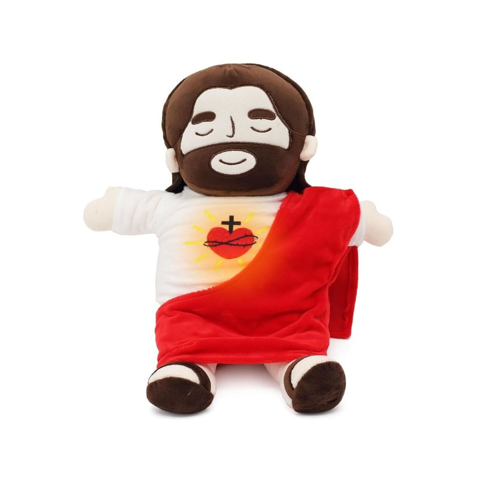 Peluche de Jesus que respira Sonidos Luces y Movimiento