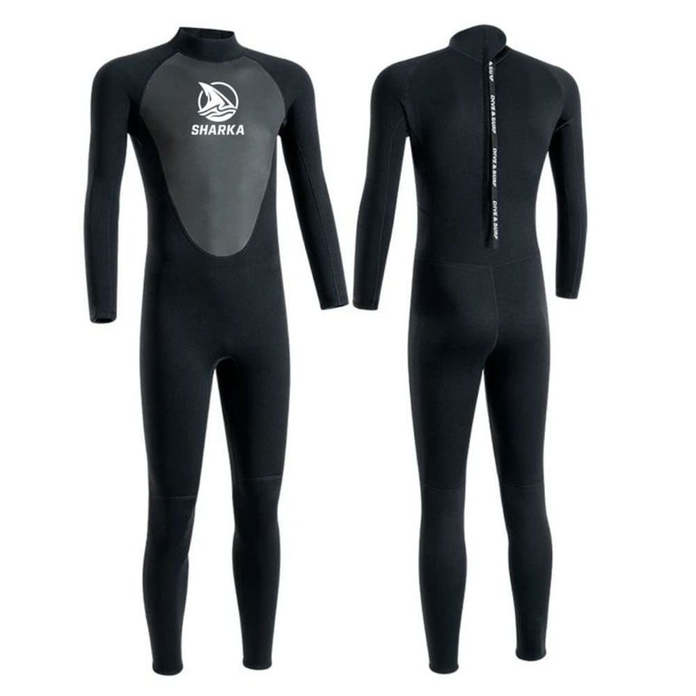 Wetsuit Traje de Neopreno 3 mm para Surf 3 Natación Aguas Abiertas Sharka