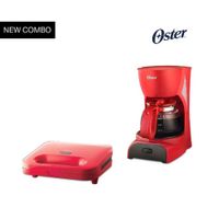 Combo OSTER Cafetera BVSTDCDR5R  Sandwichera