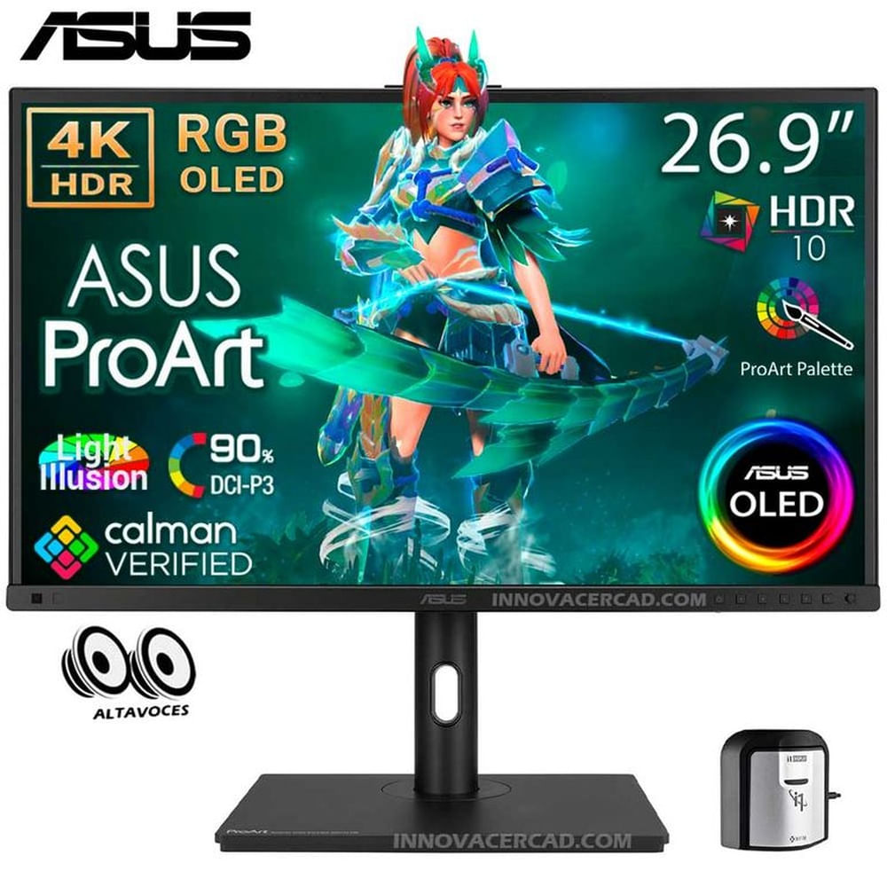 Monitor Asus ProArt PA27DCE-K 27 4K HDR RGB OLED 4K 60Hz 0.1MS