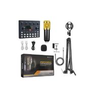 Kit de Micrófono condensador con consola de video estudio profesional MOD PP11645