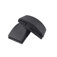 TACO DE GOMA NEGRO PARA LIJADO 12.4CM X 6.8CM -PACK X2- AC