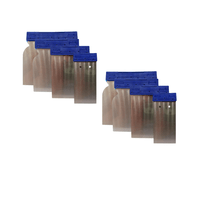 SET DE 4 ESPATULAS FLEXIBLES DE ACERO AC PACK X 2