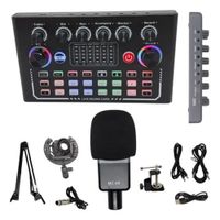 Kit de Micrófono condensador con consola de video estudio profesional MOD PP670