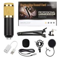 Micrófono condensador con consola profesional para grabación pp11646