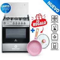 Cocina a Gas INDURAMA 5 Quemadores Cantabria mas sarten