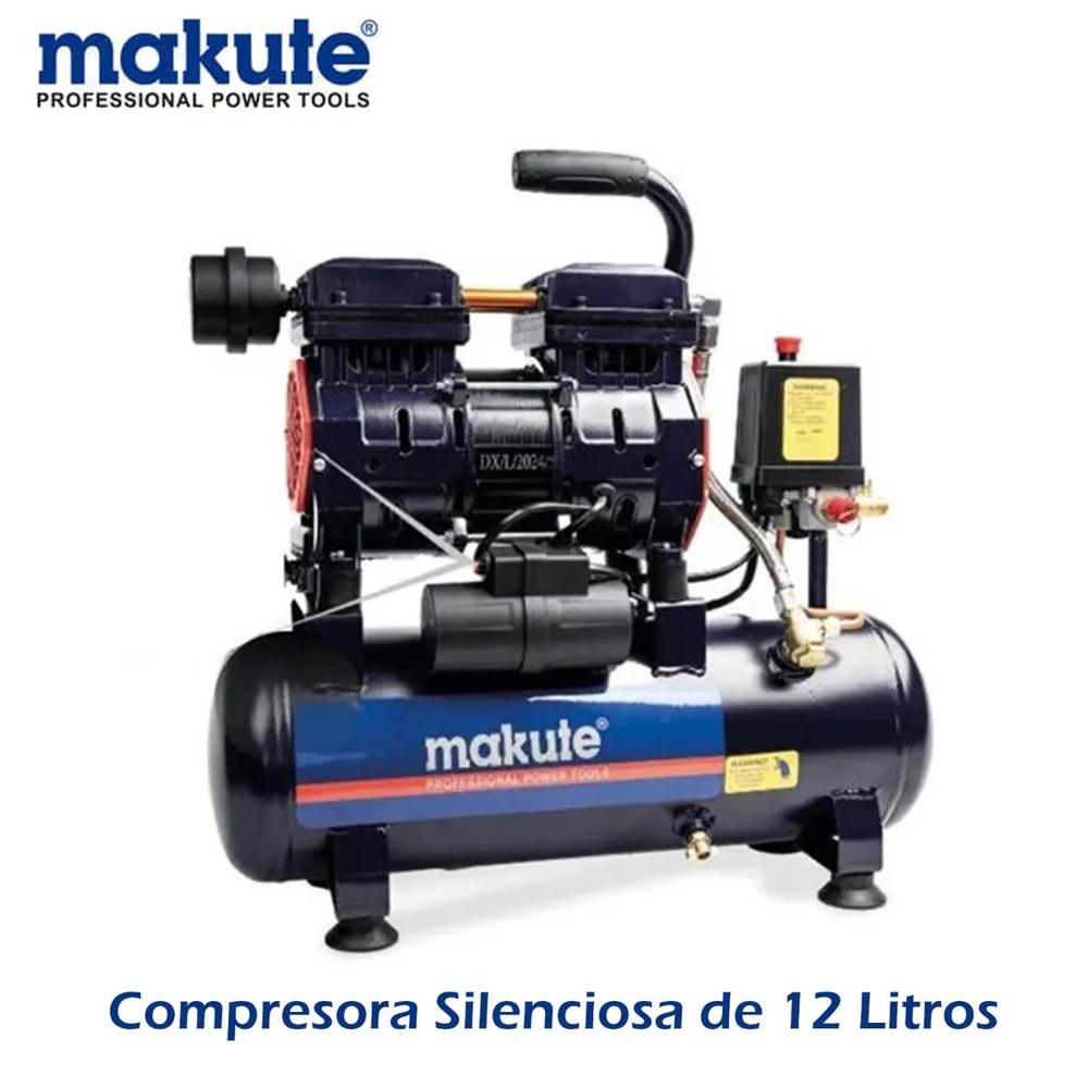 COMPRESORA SILENCIOSA DE AIRE DE 12 LITROS