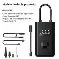 Inflador de Llanta SEISA Compresor de Aire y Luz Led - MOD AF-C05