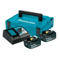 Kit Makita 2 Baterías 18V 3.0Ah BL1830B y Cargador Makpac